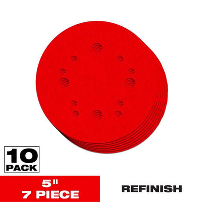 SAND 5" 80/150/220G 7PK