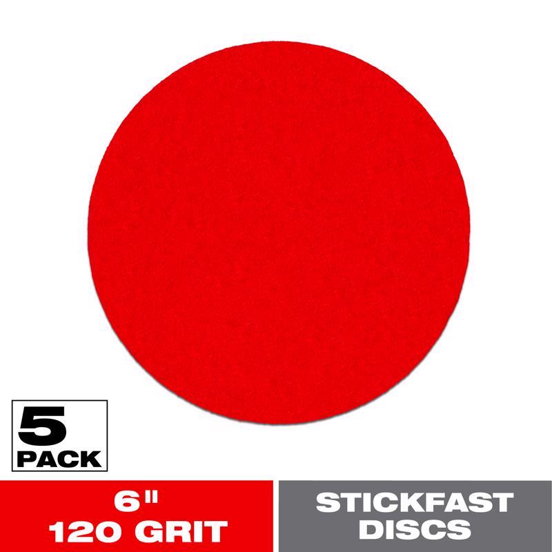 SANDING DISC 6" 120G 5PK