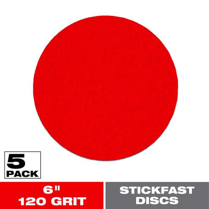 SANDING DISC 6" 120G 5PK