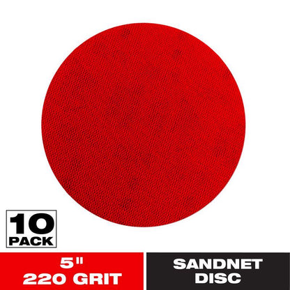 SANDNET DISC 5" 220G 10P