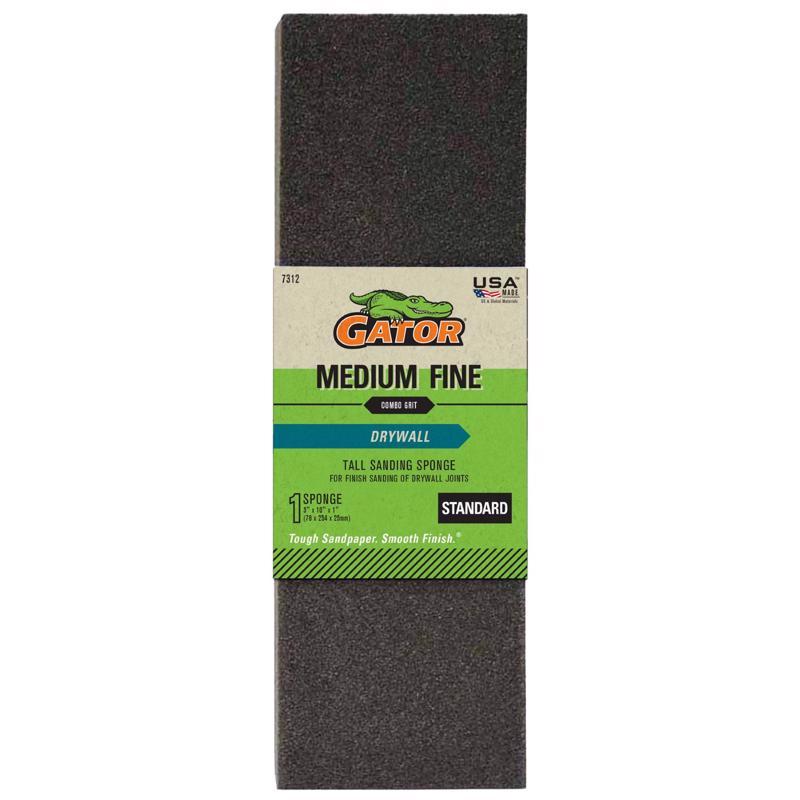 Emery Jensen drywall joint sanding sponge pad, medium grit for smoothing drywall joints and surfaces.