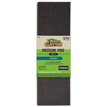 Emery Jensen drywall joint sanding sponge pad, medium grit for smoothing drywall joints and surfaces.