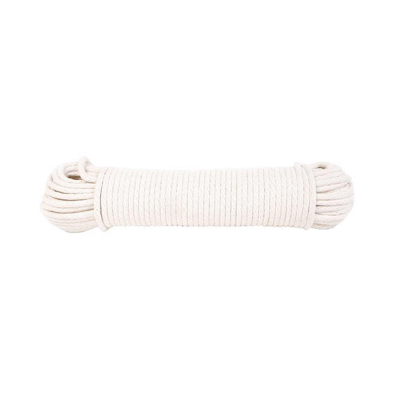 Emery Jensen white sash cord braid, 100 inches long, suitable for blinds, drapery, and sash window applications.