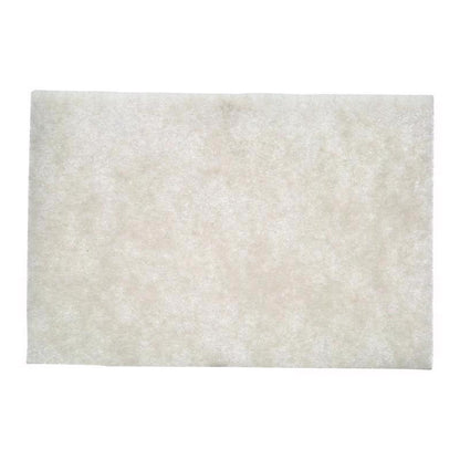White Emery Jensen cleaning pad, 6x9 inch scouring pad for cleaning and scrubbing surfaces.