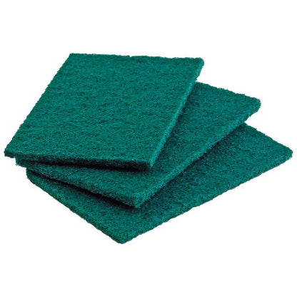 SCOURING PADS GRN 3 PK - Pack of 12