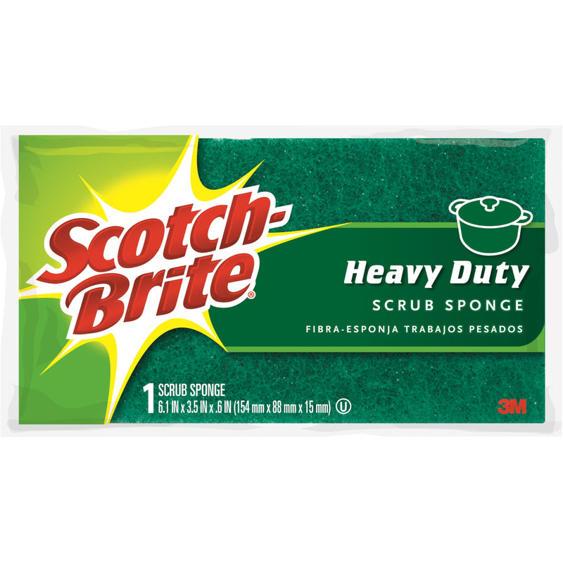 Emery Jensen scouring pads SCRUBR KTCH 5x7/8x2-7/8, pack of 12, durable kitchen cleaning scour pads for tough messes
