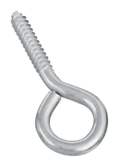 Emery Jensen screw eye #000, 3-7/8 inch size, showing a metal screw eye used for hanging or attaching items.