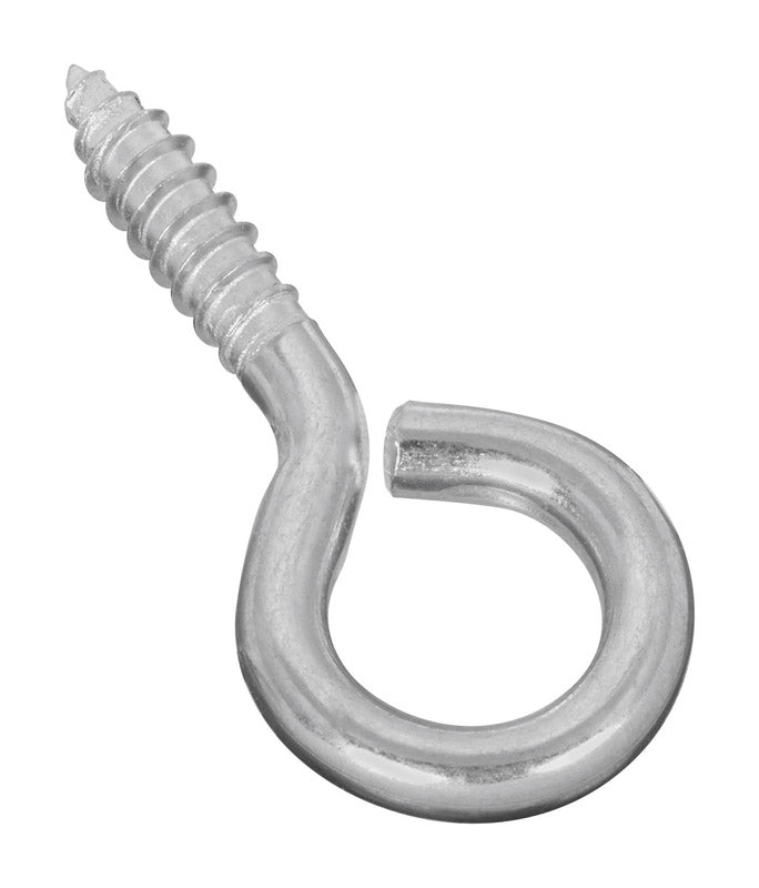 Emery Jensen Screw Eye #2, 2-5/8-inch length, metal screw eye for hanging or securing items in woodworking projects.