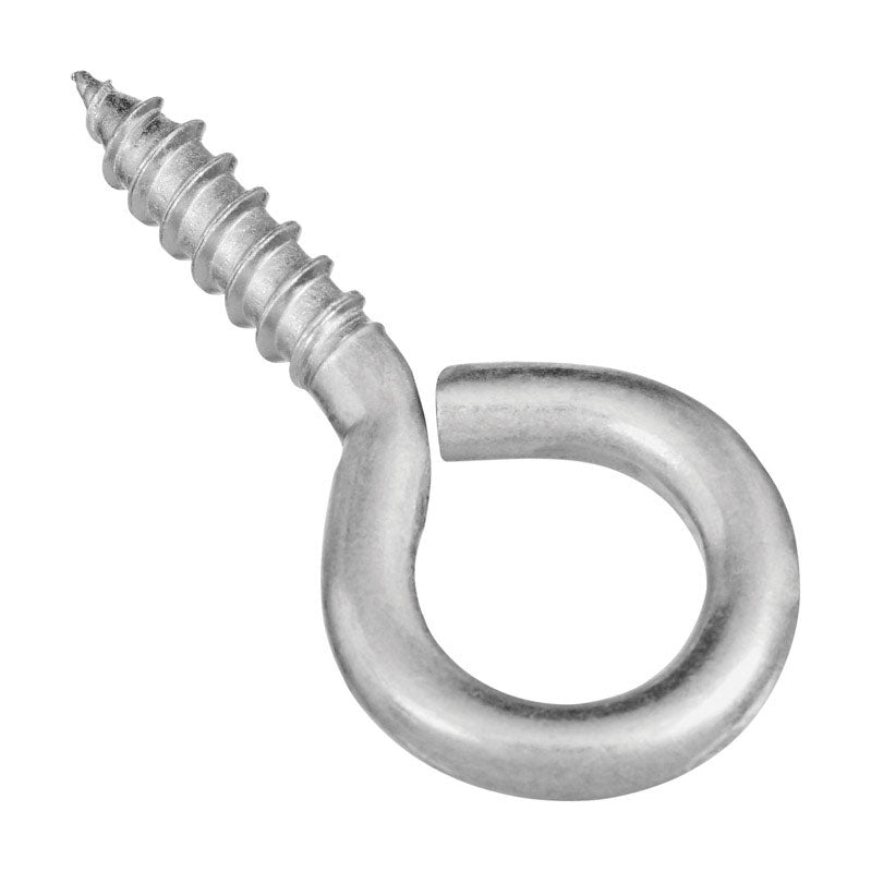 Emery Jensen #4 screw eye, 2-3/16 inches long, with a metal screw eye hook for hanging or attaching objects.