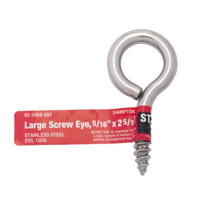 SCREWEYE LG5/16X2.32SS - Pack of 20