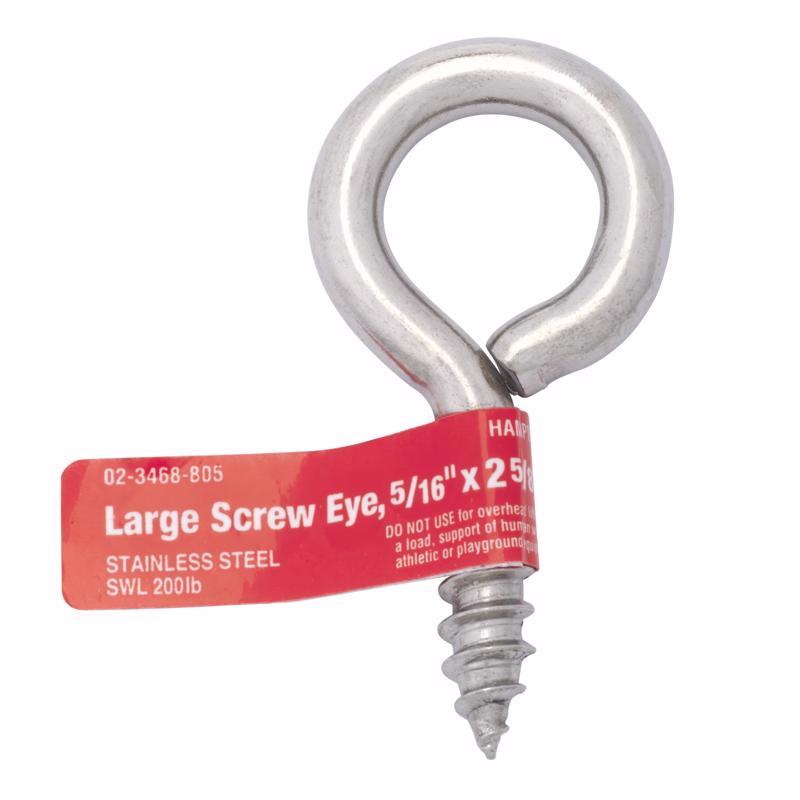 SCREWEYE LG5/16X2.63SS - Pack of 10