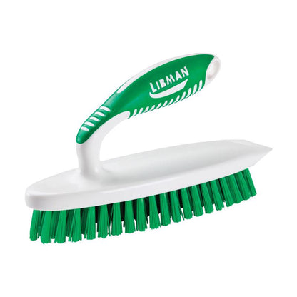 Set of six Emery Jensen Easy Grip Scrub Brushes with ergonomic handles for effective cleaning and scrubbing tasks.