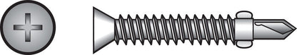 Emery Jensen self-taping screw 1/4 x 2-3/4 inch for drywall and wood applications, featuring self-tapping design and zinc coating.