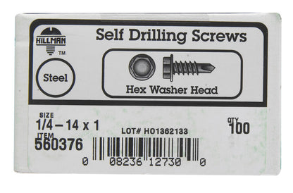 Emery Jensen self-taping screw HWH DRL SCR 1/4-14x1 for durable fastenings in construction or DIY projects.