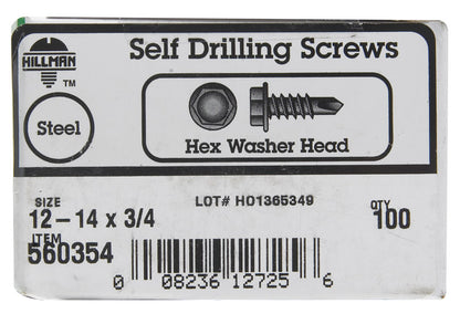 Emery Jensen self-taping screw HWH DRL SCR 12-14x3/4 with a sharp threaded tip for easy installation