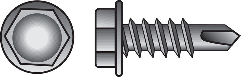 Emery Jensen self-taping screw HWH8-18x1.5, metal screw for woodworking and construction, shown in the image.