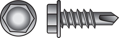 Emery Jensen self-taping screw HWH8-18x1.5, metal screw for woodworking and construction, shown in the image.