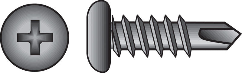 Emery Jensen self-taping screw drill bit PPH6-20X3/8, showing the sharp tip and threading designed for secure fastening.