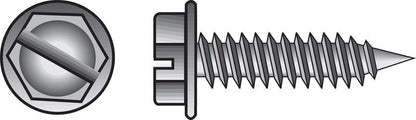 Emery Jensen self-taping screw HWH SLT8x1/2, shown in a box of 100 for fastening and woodworking applications.