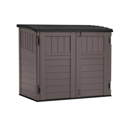 Emery Jensen shed part with 4x2 inch chlorinated floor board for outdoor storage shed installation.