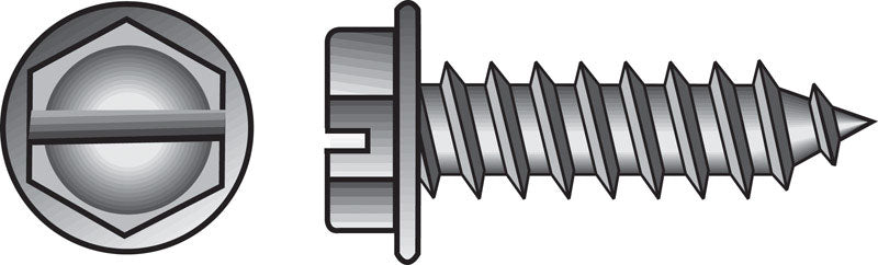 Emery Jensen sheet metal HX WH SMS Z 10x1 1/2, showing a close-up of the galvanized steel sheet with smooth edges and reflective surface.