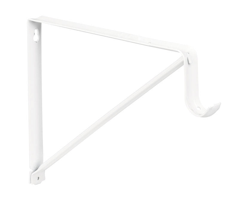 BRACKET Shelf&rod WHT11"