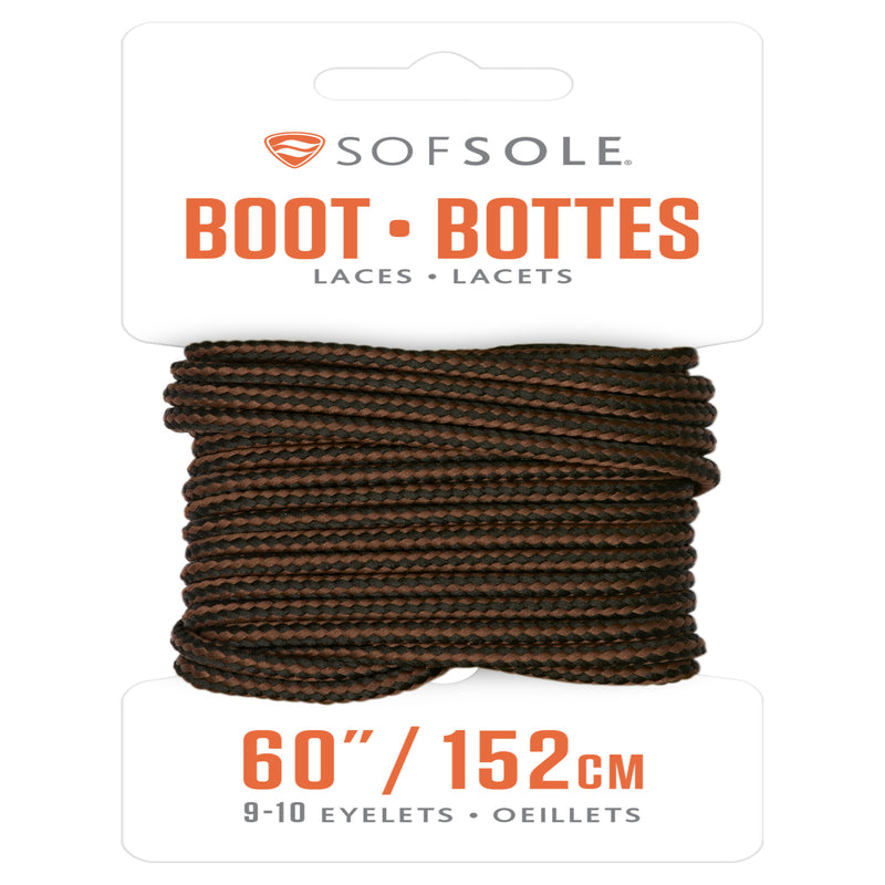Blk/brwn BOOT LACE 60"