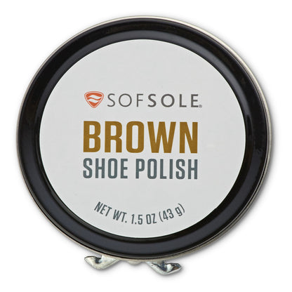 SHOEPOLISH TIN BRN 1.5oz