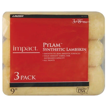 ROLLER COVER 9X3/8" 3PK - Pack of 12