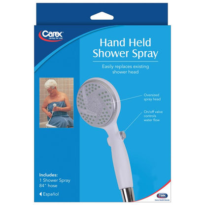 SHOWER SPRAY WHIT 8X2.5"