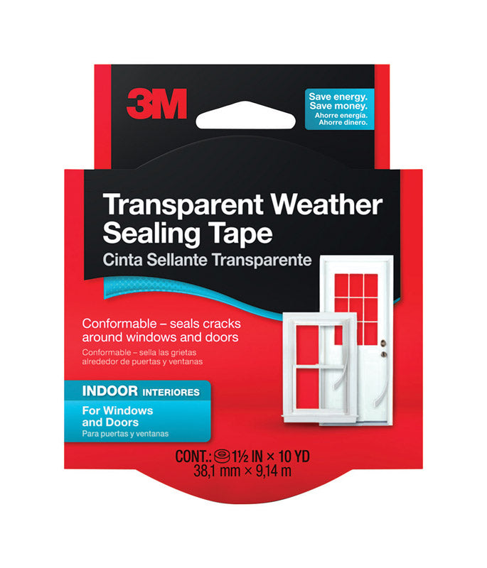 Emery Jensen shrink window kit with 1.5x30 inch weather seal tape for sealing and insulating windows.