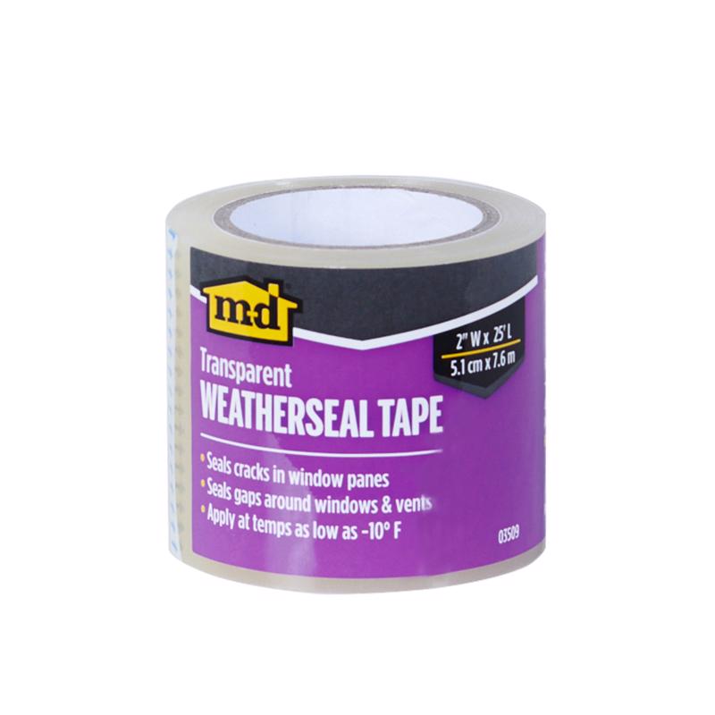 Emery Jensen WTHRSEAL Tape 2in by 300in for shrink window kits, weatherproof sealing tape laid out on a surface.