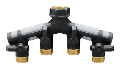 MANIFOLD 4WAY W/shutoff