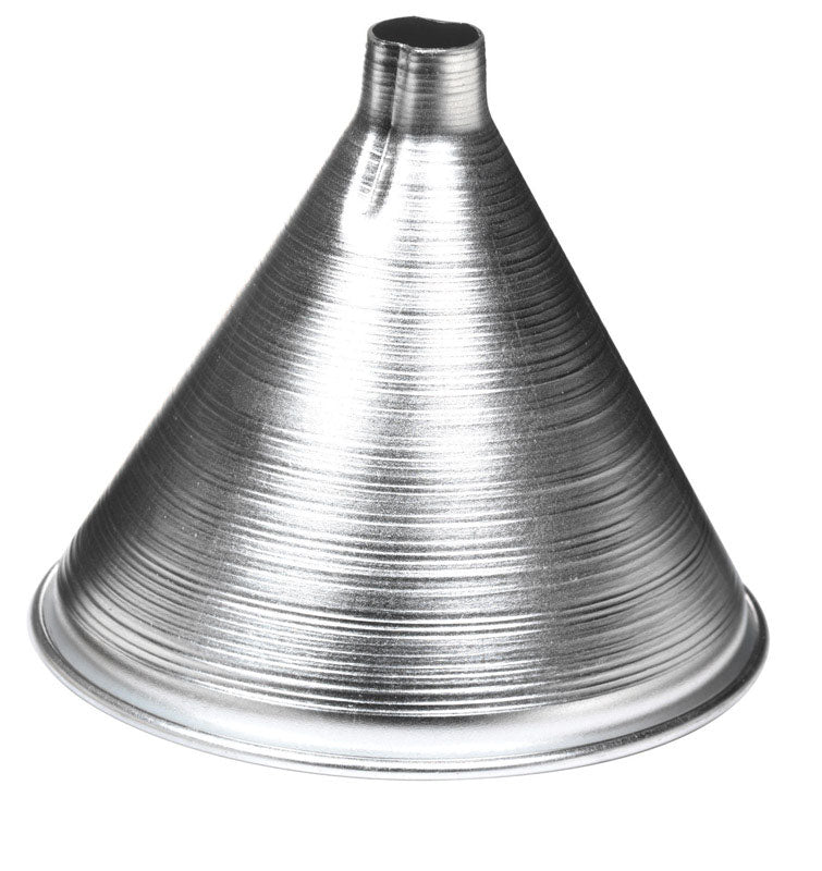 Aluminum kitchen funnel with 1/2 pint capacity from Emery Jensen, ideal for pouring liquids or small ingredients.