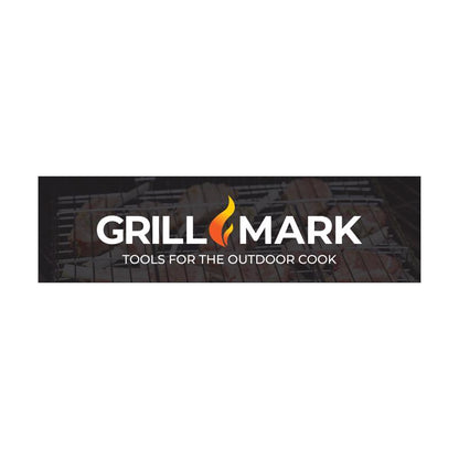 Emery Jensen Canopy Topper Grillmark signage with durable sign holder, designed for outdoor display and branding.