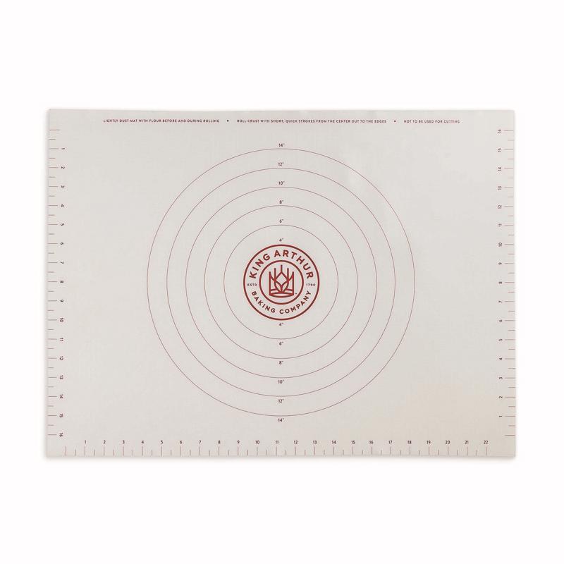 Emery Jensen silicone bakeware bake mat in white, 18x25 inches, perfect for baking and non-stick cooking.