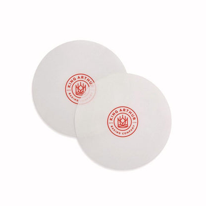 Emery Jensen 8-inch silicone bakeware set with two non-stick pans for baking cakes and desserts.
