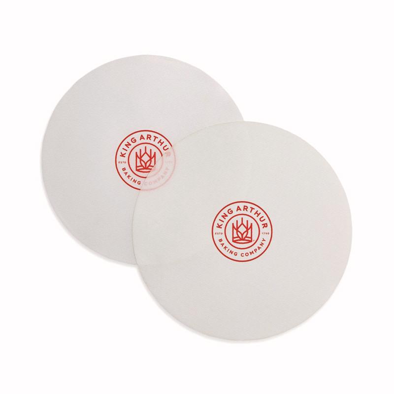 Emery Jensen 9-inch round silicone bakeware pan for baking cakes and desserts, flexible and heat-resistant silicone material.