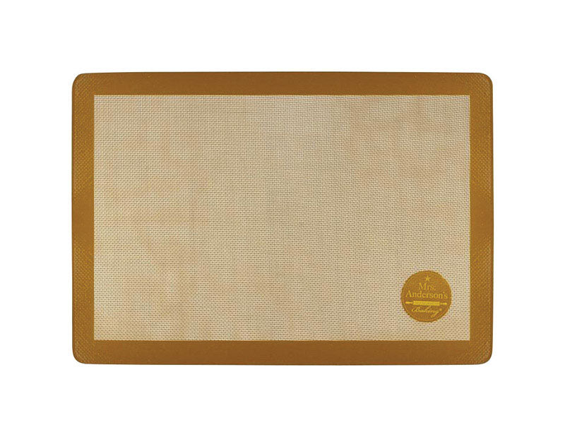 Emery Jensen silicone baking mat 11x16 inches, non-stick silicone bakeware for easy baking and pastry preparation.