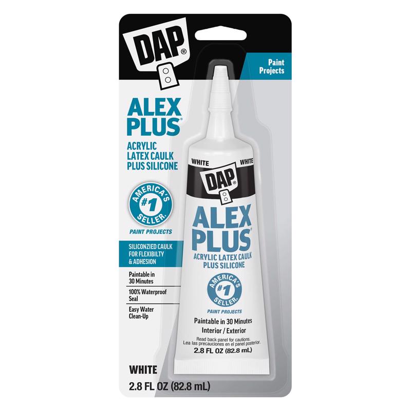 Emery Jensen siliconized acrylic caulk 2.8oz tubes, pack of 6, ideal for sealing and caulking in home repairs and construction.