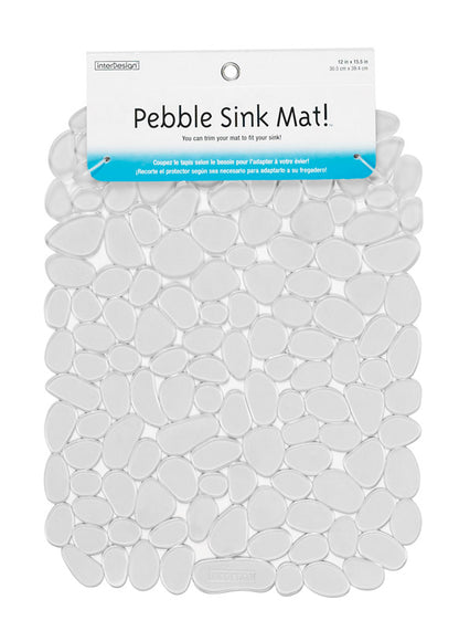 SINK MAT GRAY 12X15.5"