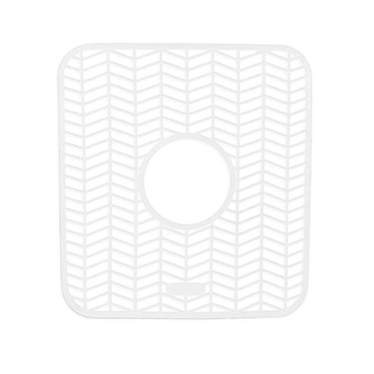 SINK MAT SILICON WHT 14"