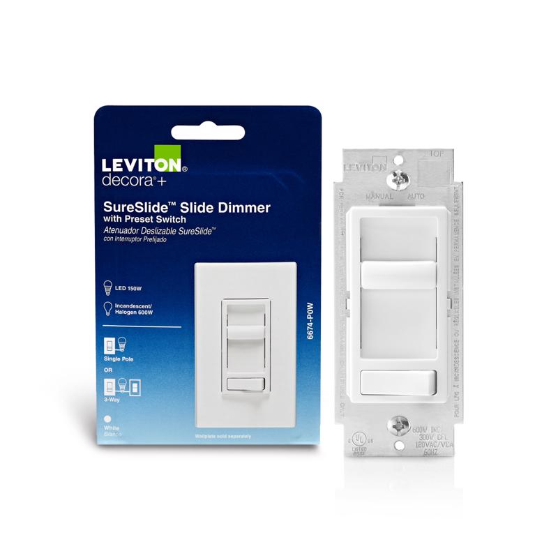 DECORA UNIV Dimmer-wht