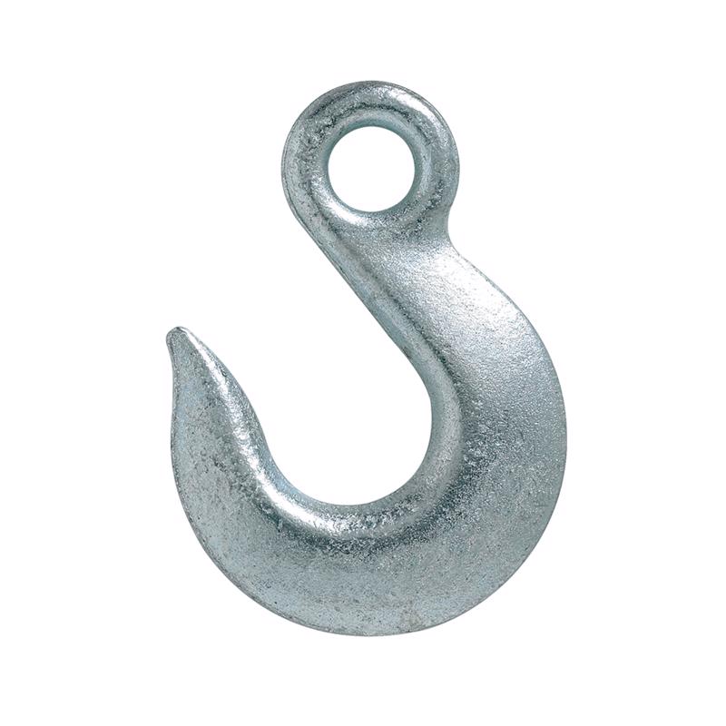 Set of five Emery Jensen CLVS SLIP HK ZP STL .25" slip clevis hooks for secure fastening and lifting applications.