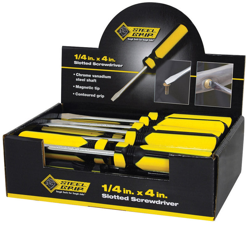 SCREWDRIVER 1/4X4 SG - Pack of 24