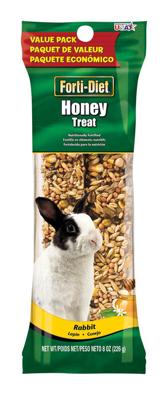 Emery Jensen rabbit small animal food Honey Sticks in 8oz package, natural treat for rabbits with honey flavor