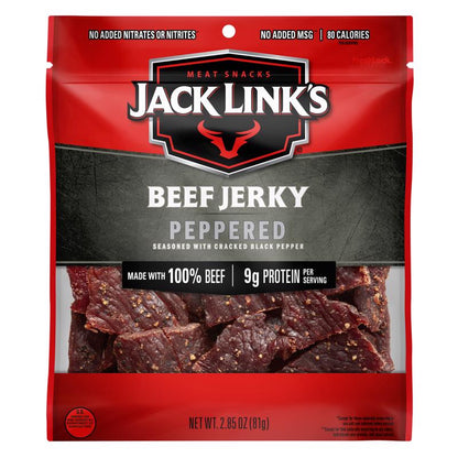 BEEF JERKY PEPPERED 2.85 - Pack of 8