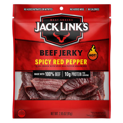 BEEF JERKY RED PEPPER - Pack of 12