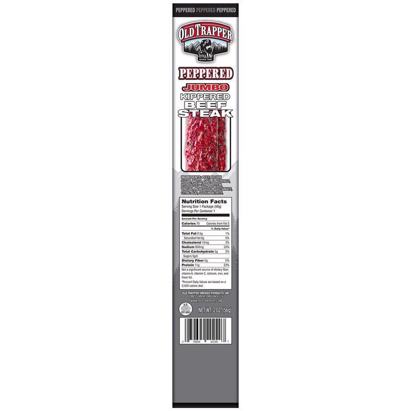 BEEF STEAK KIP PEPPER2OZ - Pack of 12