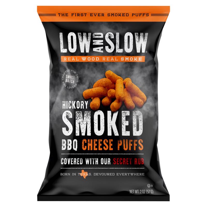 Emery Jensen CHS PFS BBQ snacks in 2oz packs, showing a pack of 12 with colorful snack packaging and branding.